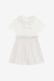 JU Robe élégante en coton JU Robe élégante en coton MILKY WHITE/AVORY VJT103-JD001