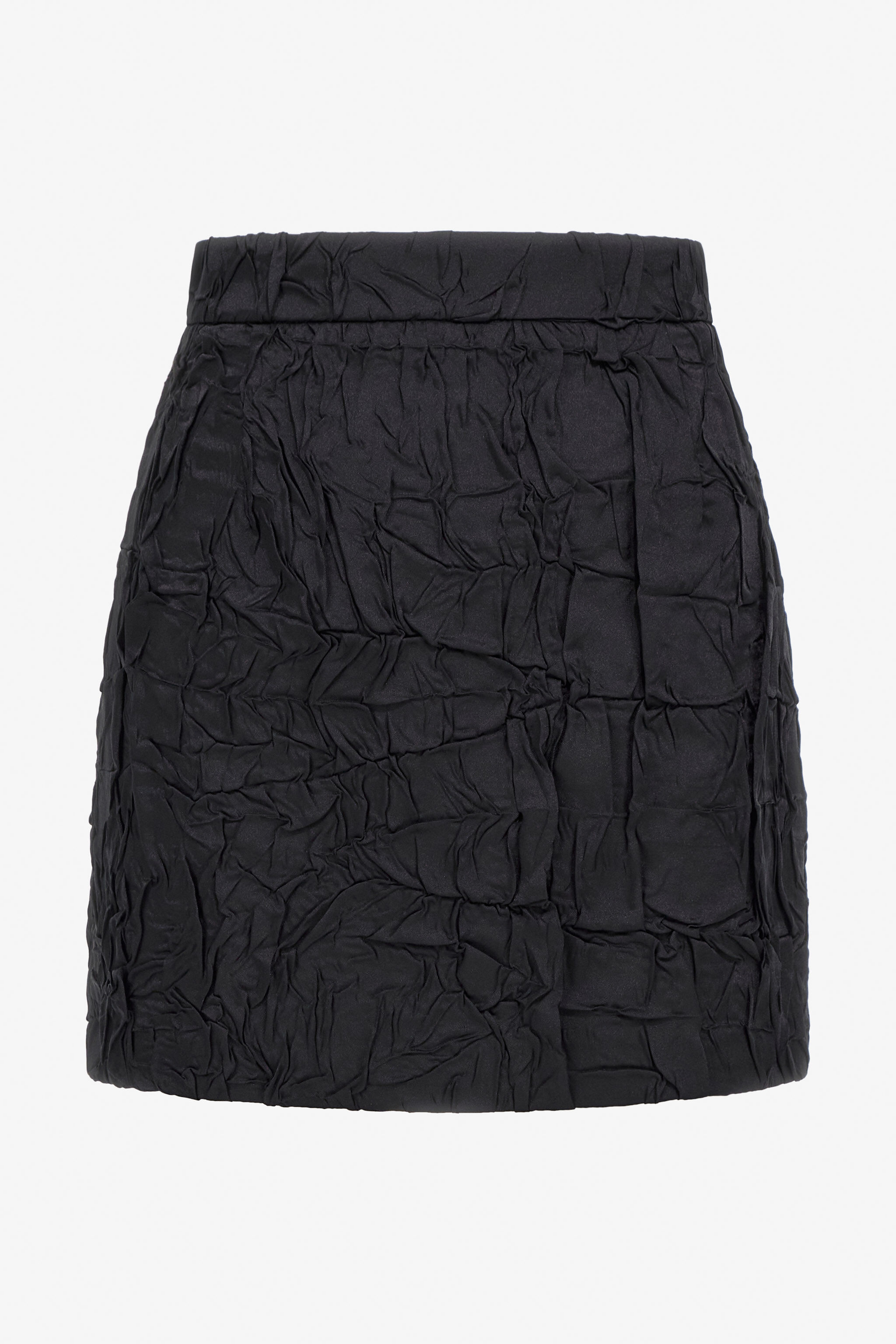 RC Skirt with wrinkled effect RC Skirt with wrinkled effect Black TWT302-RD034