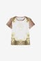 JU Animal print T-shirt JU Animal print T-shirt MILKY WHITE VJT62C-JD001