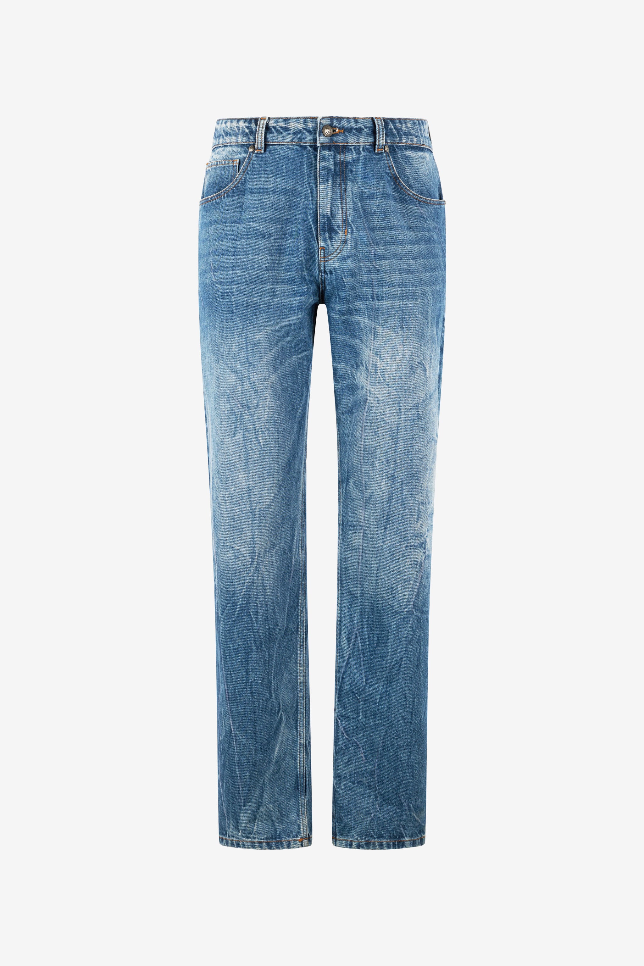 JC Five-Pocket Vintage-Effect Jeans JC Five-Pocket Vintage-Effect Jeans Light blue UFJ002-UF022