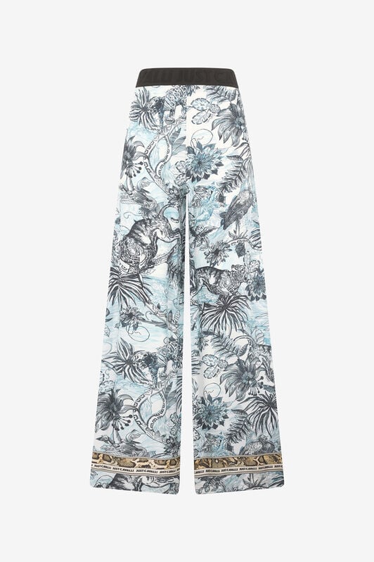 JC Printed Palazzo Pants JC Printed Palazzo Pants Light blue UFT092-UF131