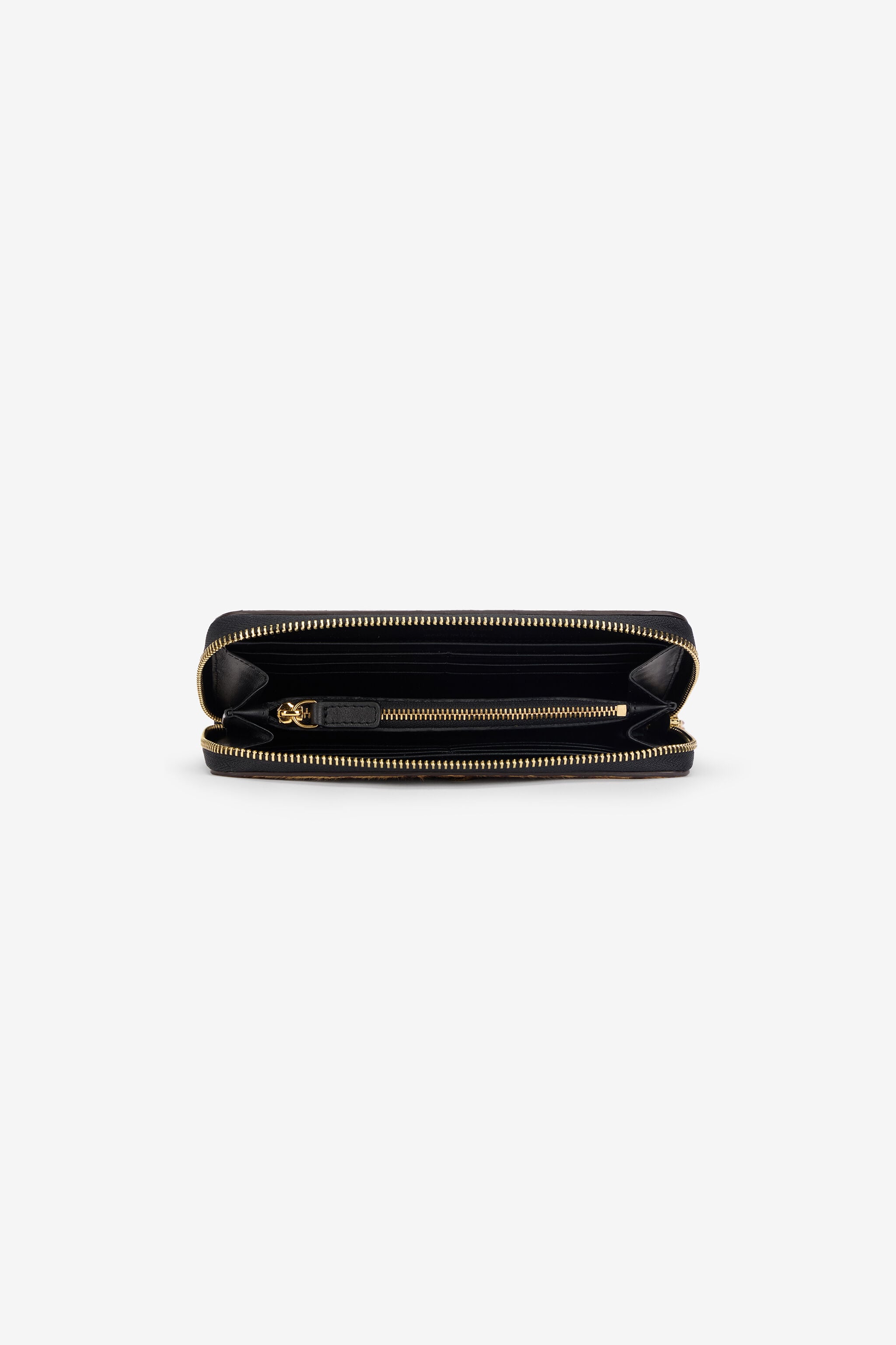 RC Jaguar Skin Print Zip-Around Wallet NATURALE SKA001-ZV012