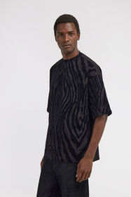 RC T-Shirt mit Freedom-Print Schwarz TRT62P-JD060