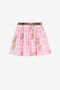 JU Floral-print contrast skirt Pink QJT313-7GG26