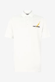RC Polo Con Estampado Y Logotipo Blanco POT64D-KB001