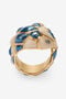 RC Bague Avec Serpent RC Bague Avec Serpent Bleu foncé UKG016-AM021