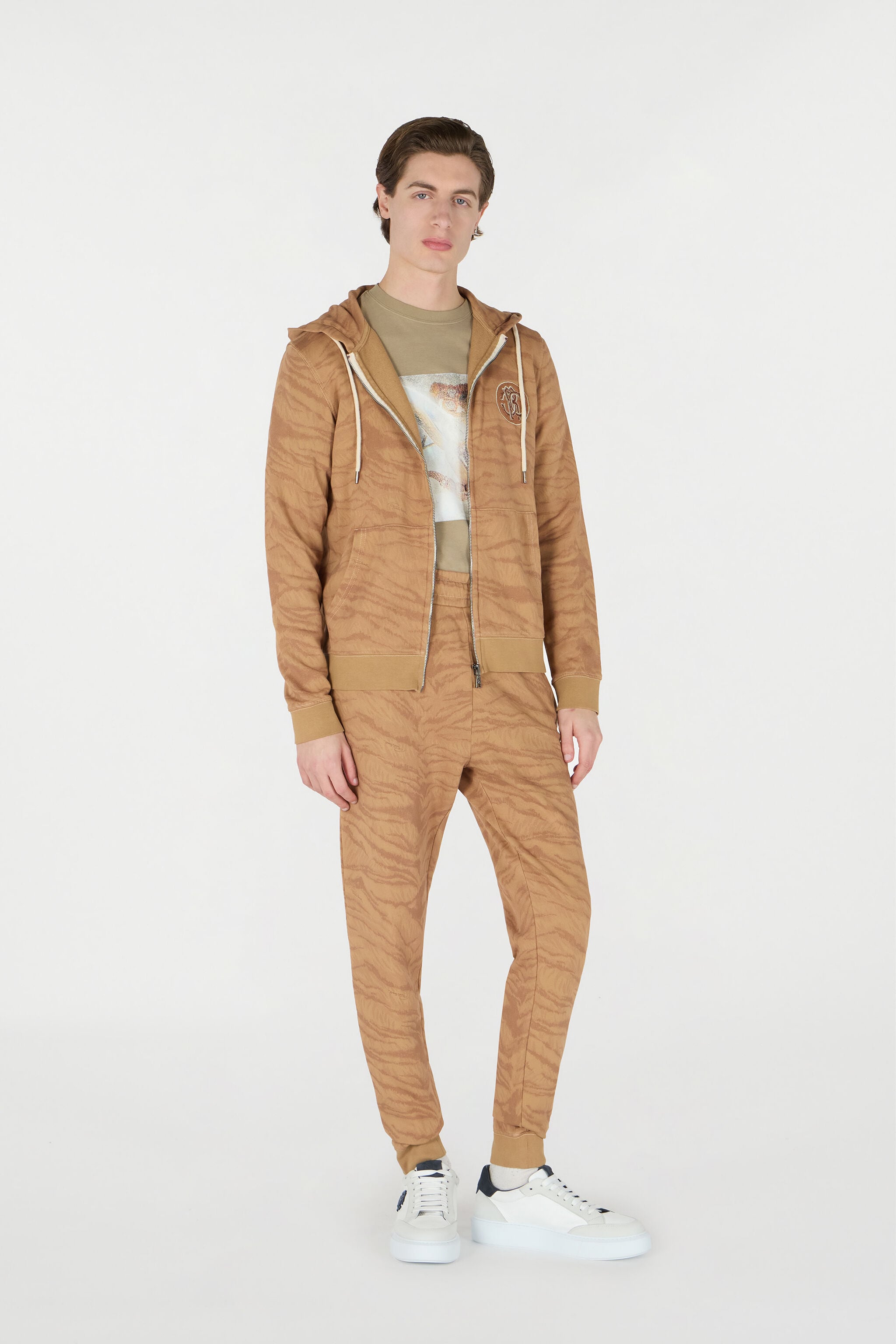 RC Tiger Skin Print Joggers RC Tiger Skin Print Joggers BEIGE OOT20B-5OO65