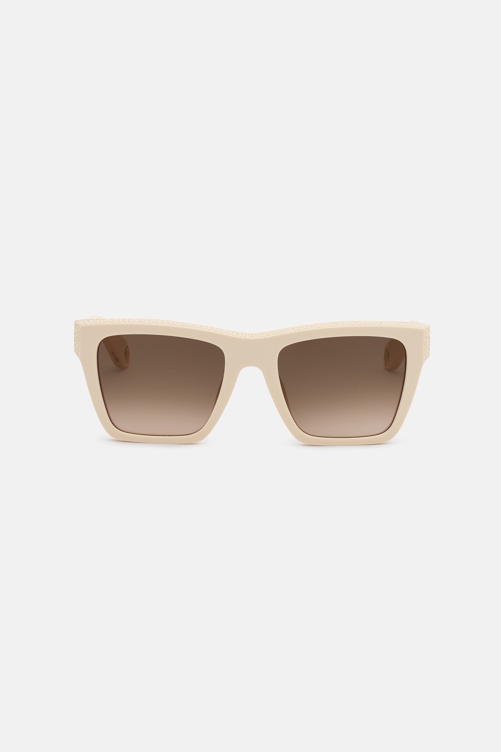 RC Rectangular front shape sunglasses  SHINY FULL CREAM VALD08-ID246