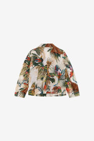 JU Giacca con stampa jungle Verde SJT403-RN012