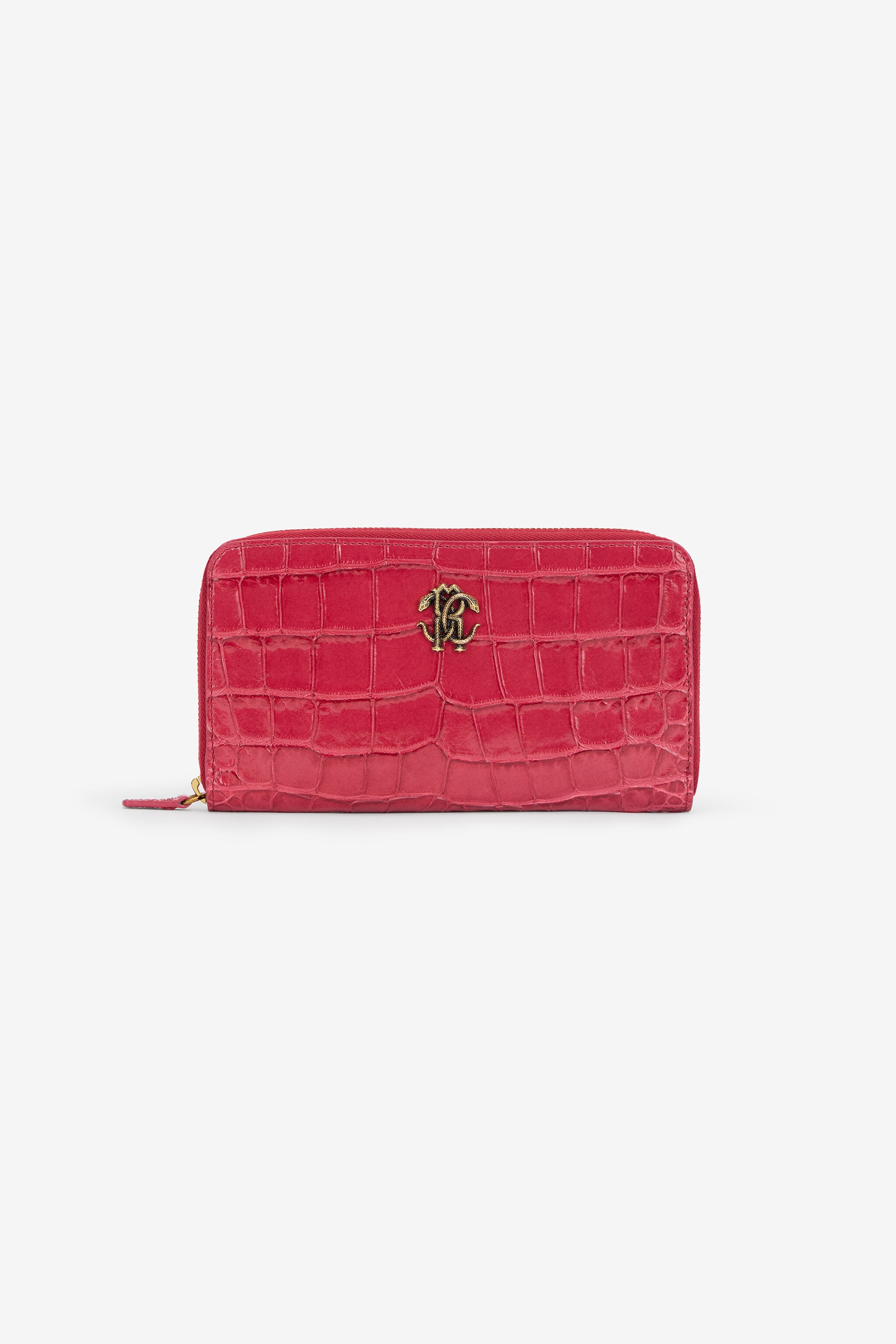 RC Crocodile Effect Zip-Around Wallet ROSA ANTICO 112309 SKA001-PZ975