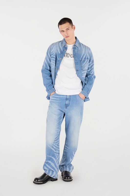 RC Zebra Design Jeans RC Zebra Design Jeans Light blue URJ211-VMN73