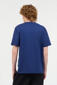 JC T-Shirt Con Monogram JC Blu scuro UFT053-UF073