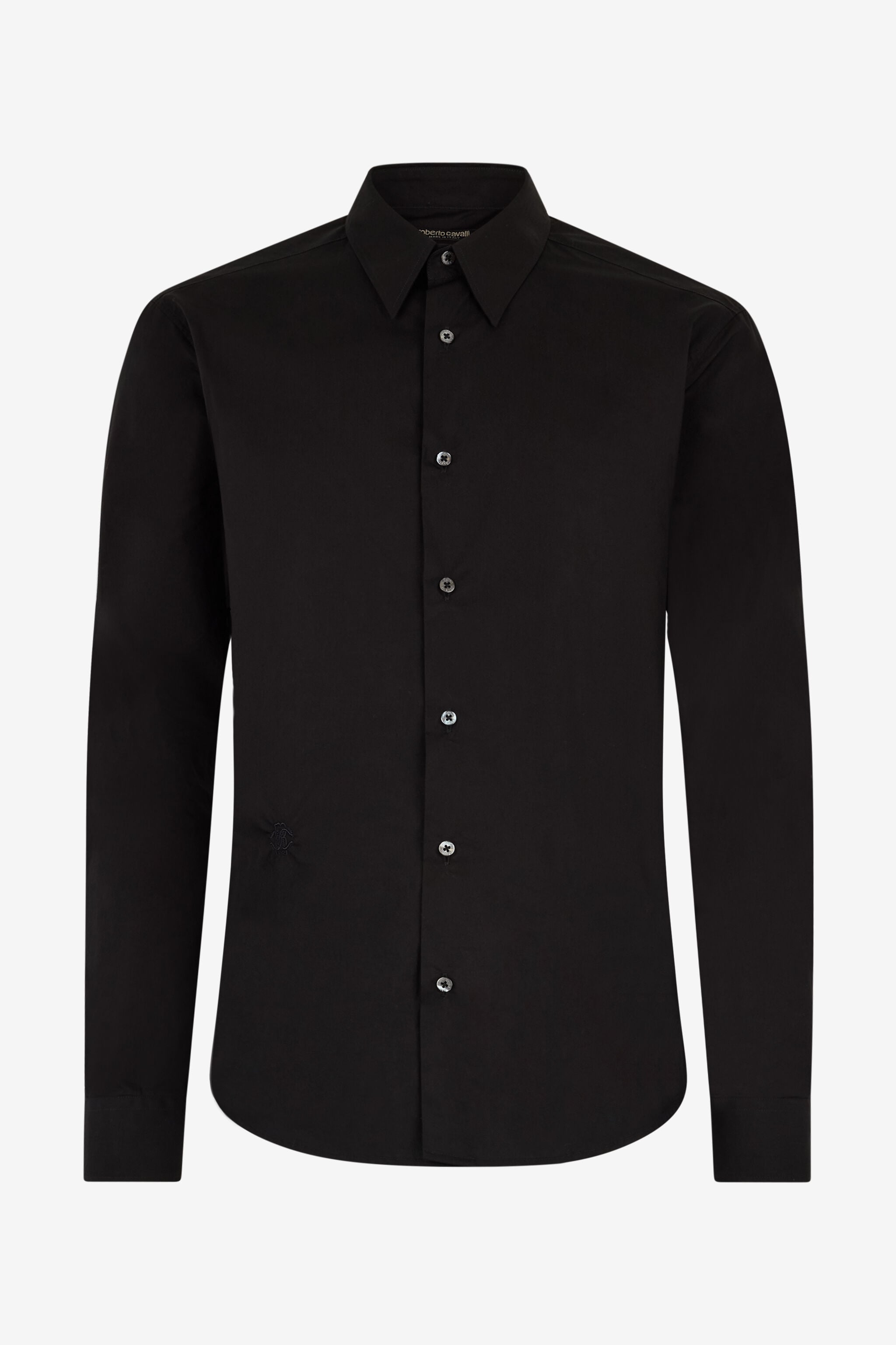RC Camisa Con Monograma RC Negro SRT700-CH026
