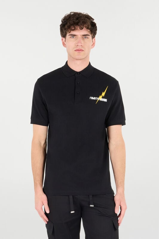 RC Poloshirt Mit Print Und Logo RC Poloshirt Mit Print Und Logo Schwarz POT64D-KB001