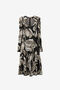 RC Rose-Jacquard Cut-Out Dress RC Rose-Jacquard Cut-Out Dress SILVER/BLACK PQM103-MI150