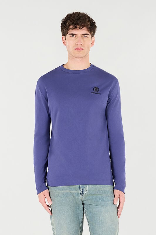 RC T-Shirt Mit Langen Ärmeln Und Monogramm RC RC T-Shirt Mit Langen Ärmeln Und Monogramm RC Navy POT61A-JD060