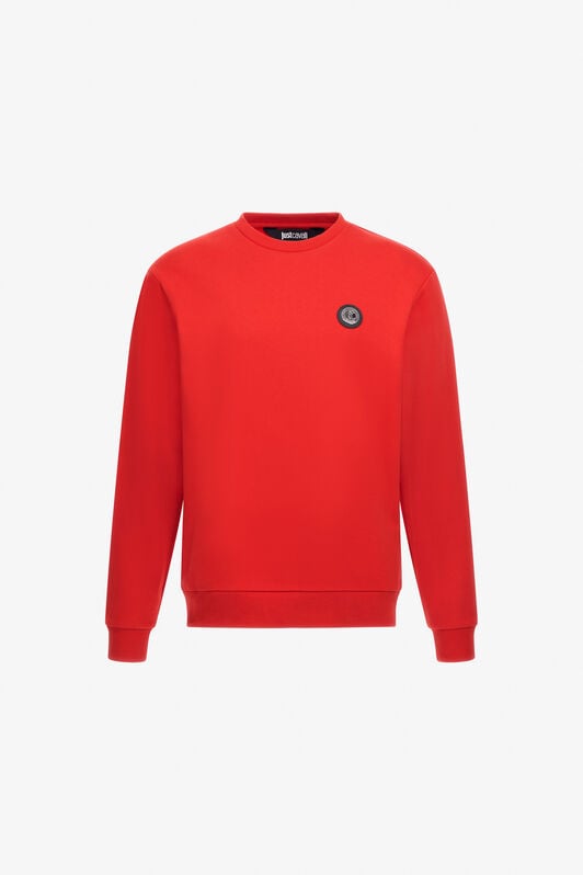 JC Just Cavalli Sweatshirt JC Just Cavalli Sweatshirt Rot TFT053-TF070