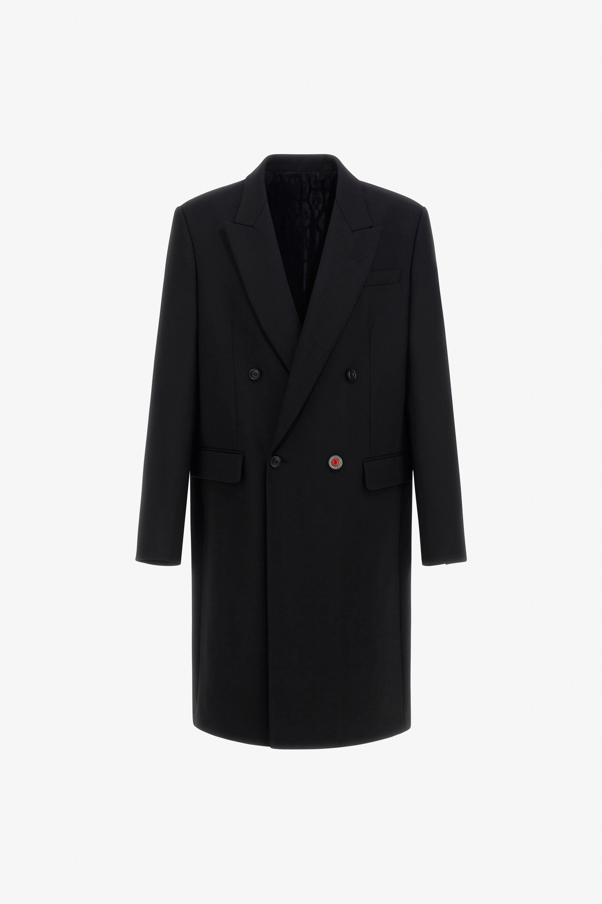 RC Black Coat Double Breasted RC Black Coat Double Breasted Black SRT500-VW001