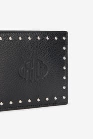 RC Leather Wallet With Studs Black VRA005-PZB05