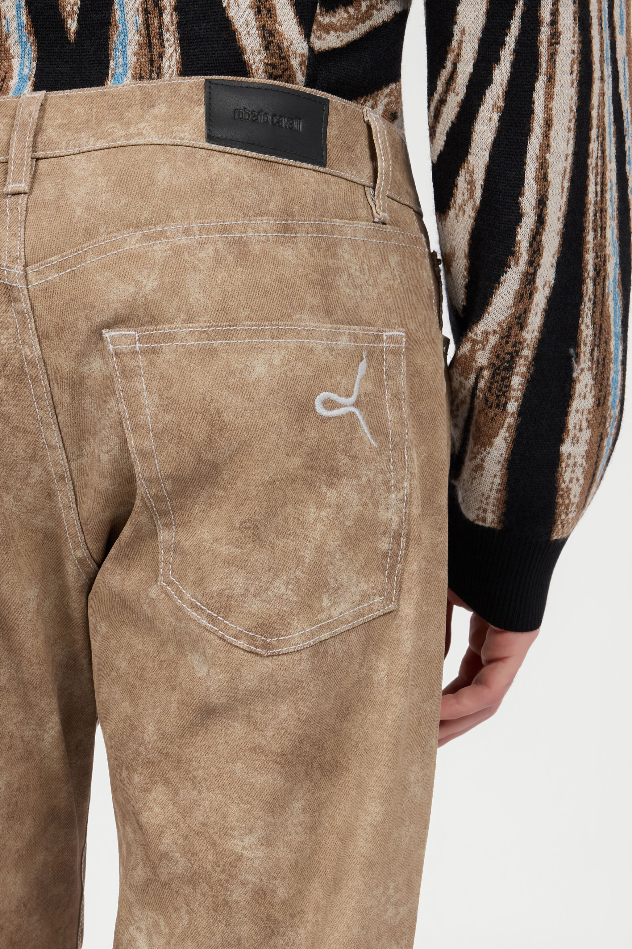 RC Denim in Cotton with Regular Fit RC Denim in Cotton with Regular Fit ECRU' XNJ215-DE003