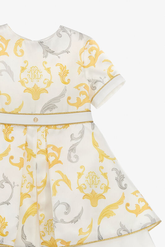 JU Printed Dress JU Printed Dress Weiß SJT172-SCL95