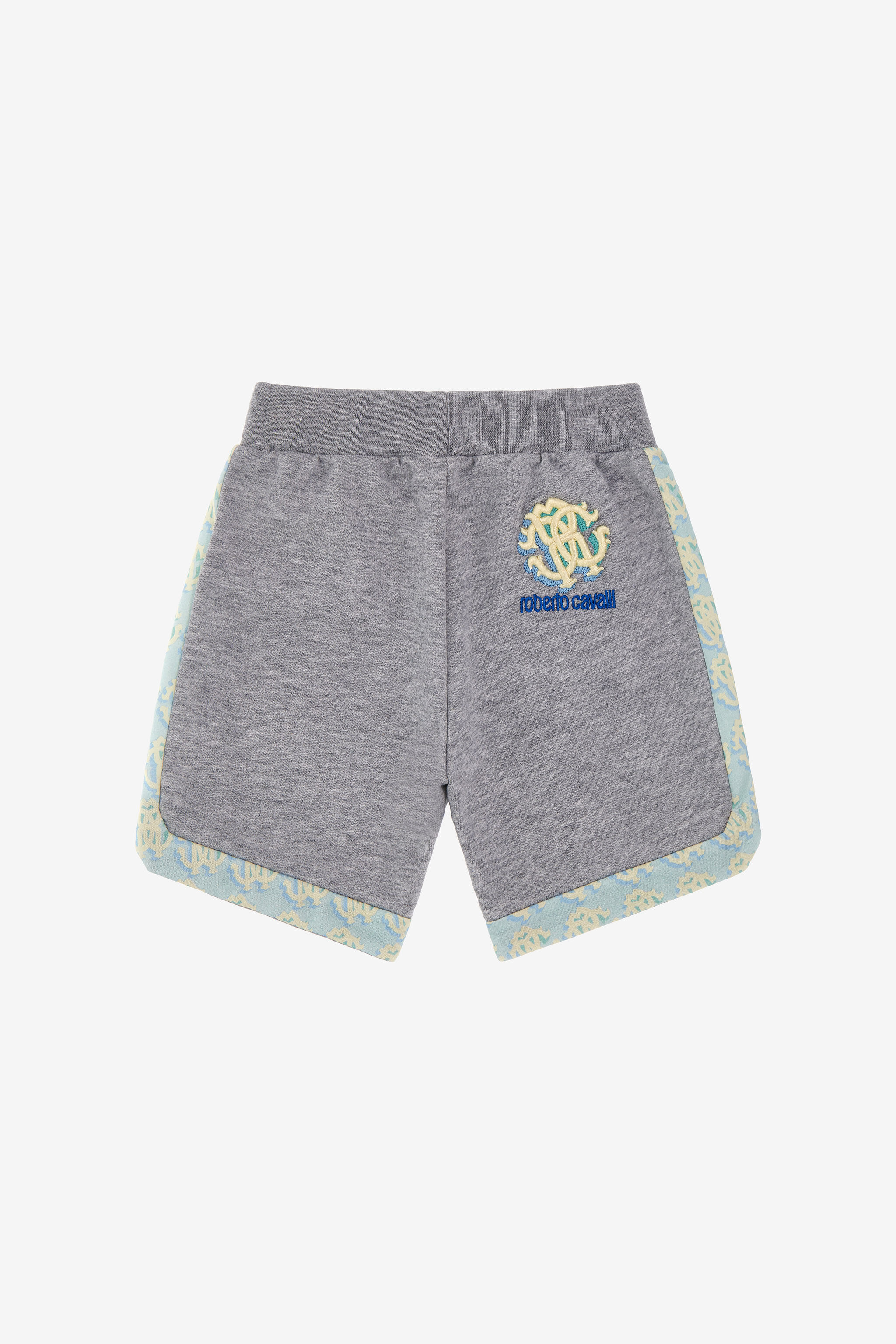 JU Monogram Accent Shorts JU Monogram Accent Shorts Gray SJT206-CF050