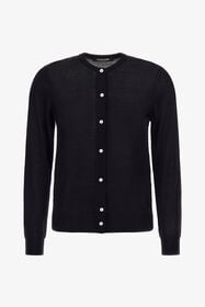 RC Cardigan En Laine Noir Noir SKM900-MA006