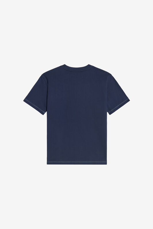 JC T-shirt Blu Navy con Logo JC T-shirt Blu Navy con Logo BLUE XFT60N-JD003