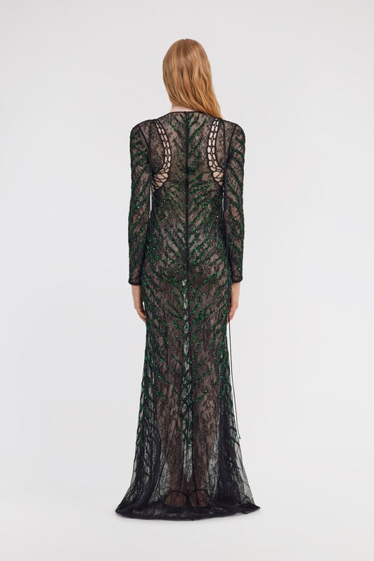 RC Lace Maxi Dress RC Lace Maxi Dress Black TKR151-RT002