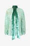 RC Blouse En Soie Mélangée À Motif Lumineux RC Blouse En Soie Mélangée À Motif Lumineux CELESTE/ORO VKT712-FC004