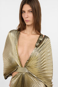 RC Gold Lamè Maxi Dress GOLD WWT109-GU002