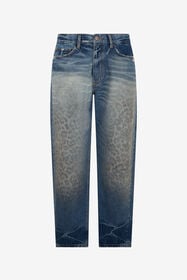 RC Denim de algodón de pierna recta LIGHT BLUE XNJ207-DL009