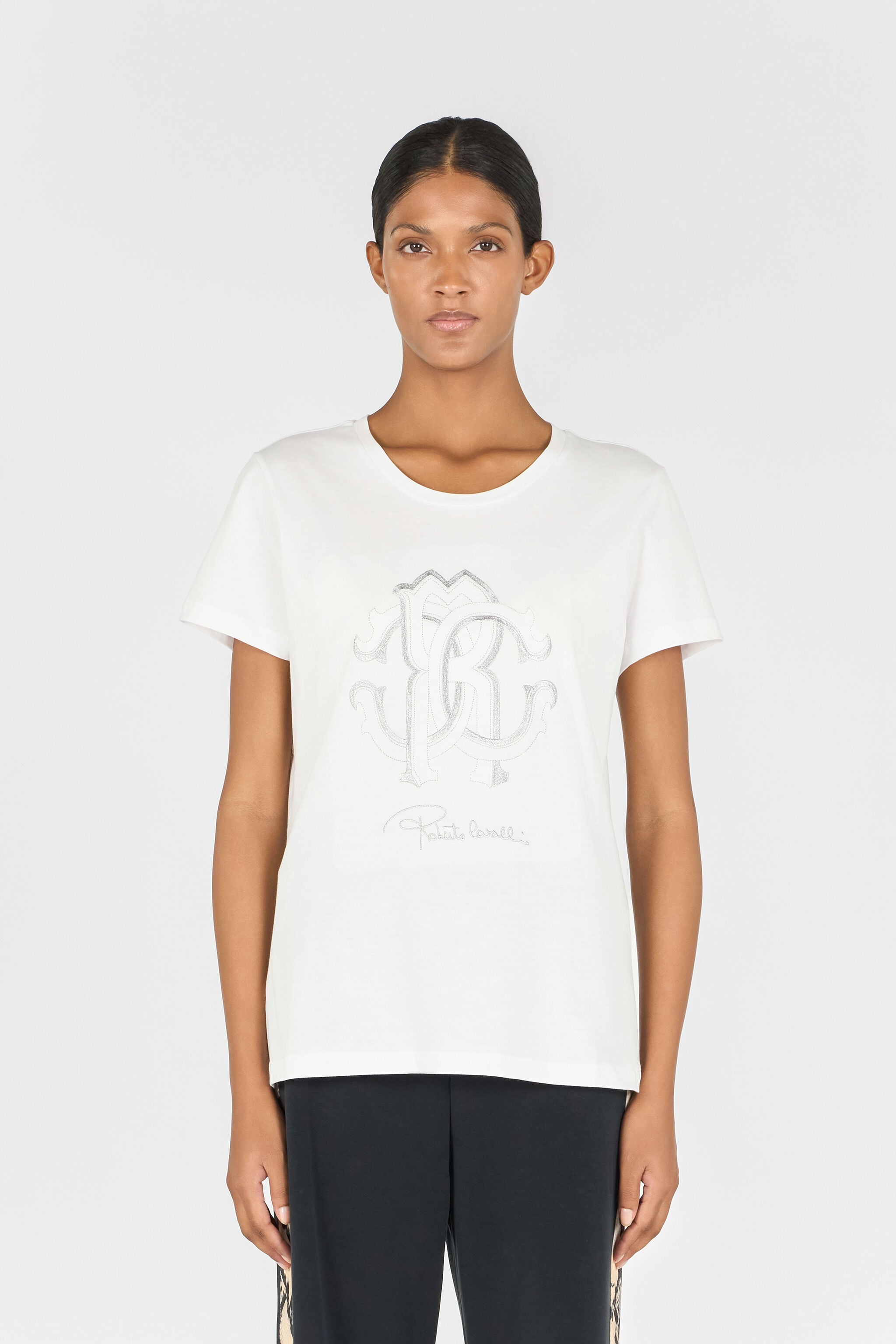 RC Monogram RC T-shirt White OOT60B-JD060