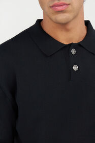 RC Cotton polo Black UMM642-WH003