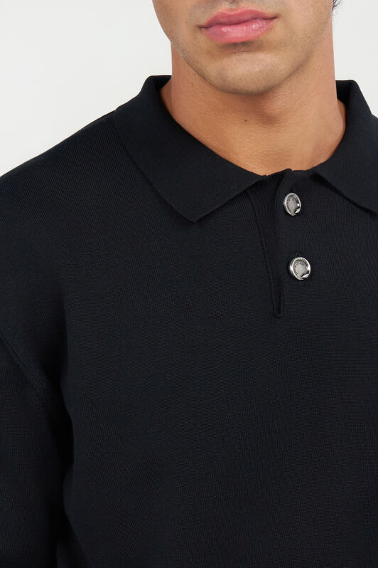 RC Cotton polo Black UMM642-WH003
