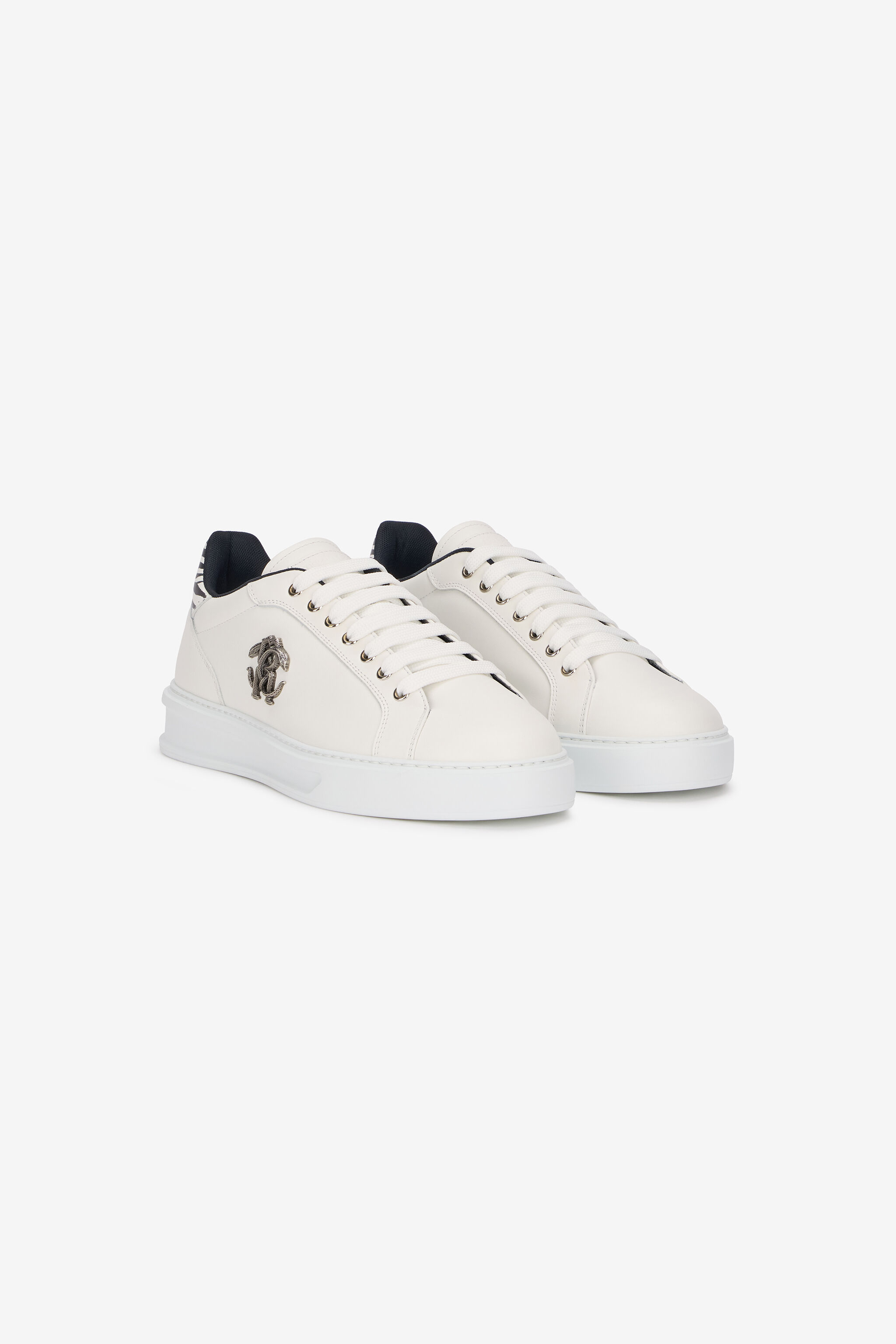 RC Sneakers With Zebra Insert RC Sneakers With Zebra Insert White URS060-PZA85