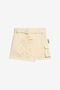 JC Minijupe En Coton Beige JC Minijupe En Coton Beige IVORY PRISTINE WFT30J-FN038