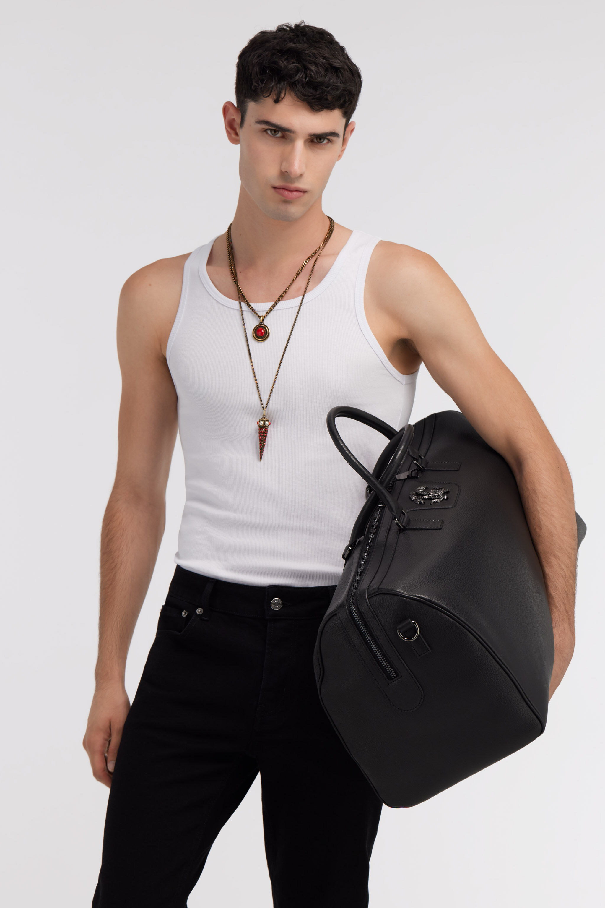 RC Tank top with logo Weiß SRT65A-JA002