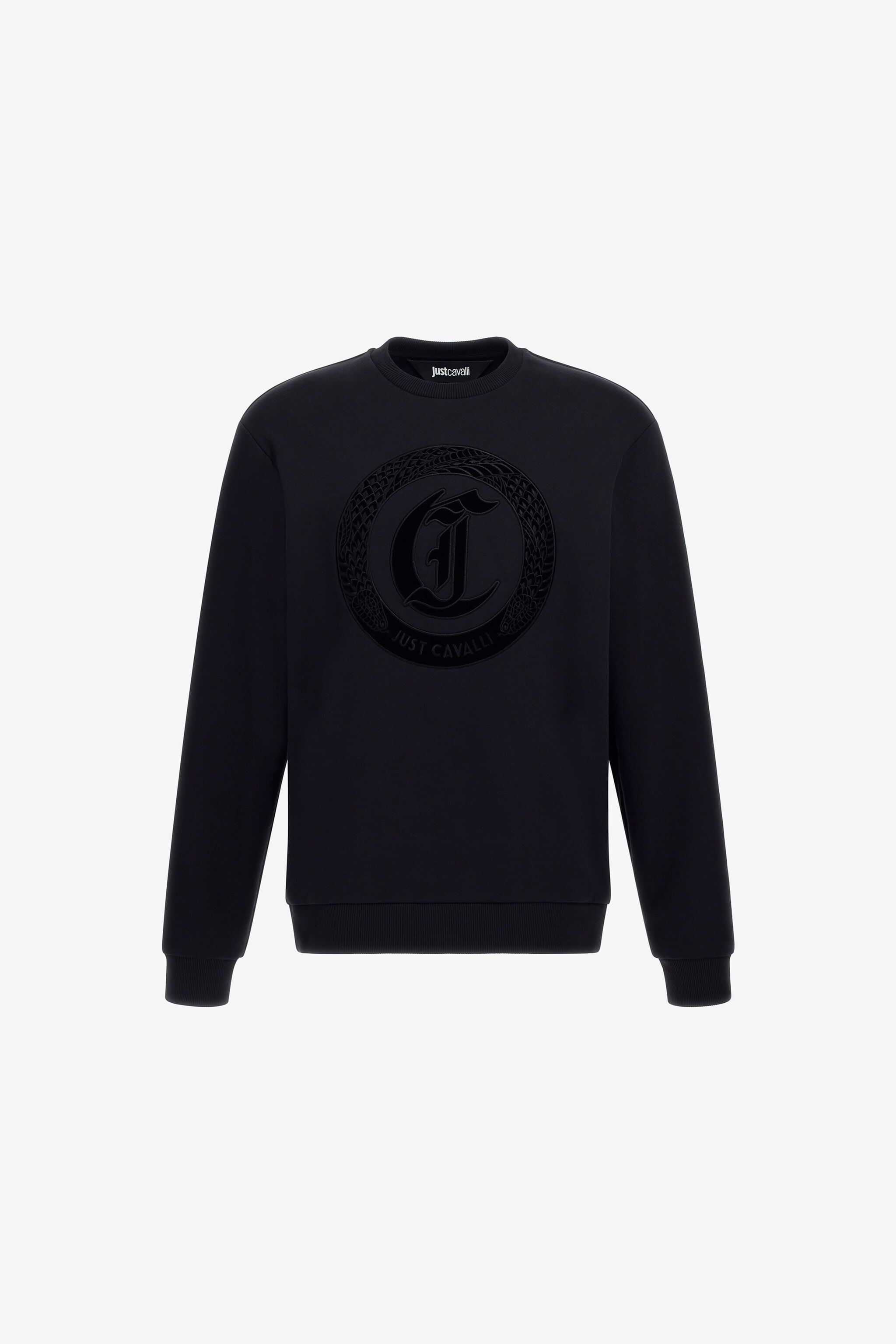 JC Just Cavalli Sweatshirt JC Just Cavalli Sweatshirt Black TFT052-TF069