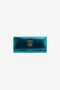 RC Portafoglio Metallizzato Teal Con Monogram RC RC Portafoglio Metallizzato Teal Con Monogram RC Azzurro SKA002-PN199