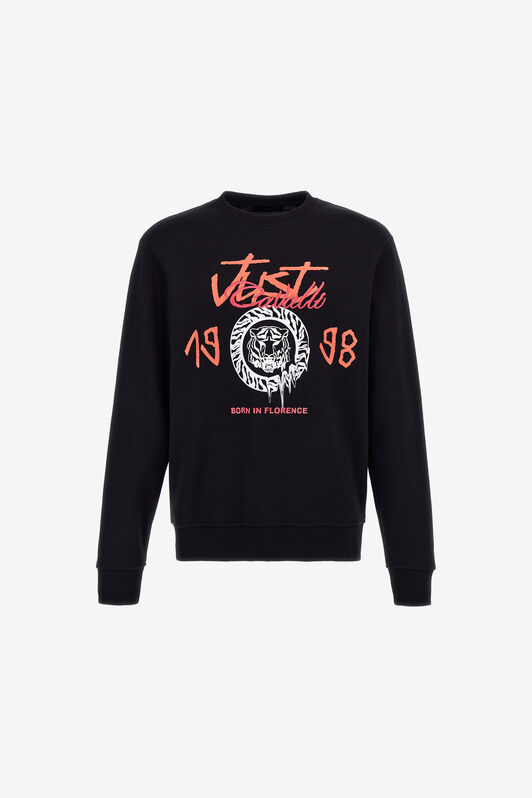 JC Just Cavalli Logo Sweatshirt JC Just Cavalli Logo Sweatshirt Schwarz RRT969-RR231