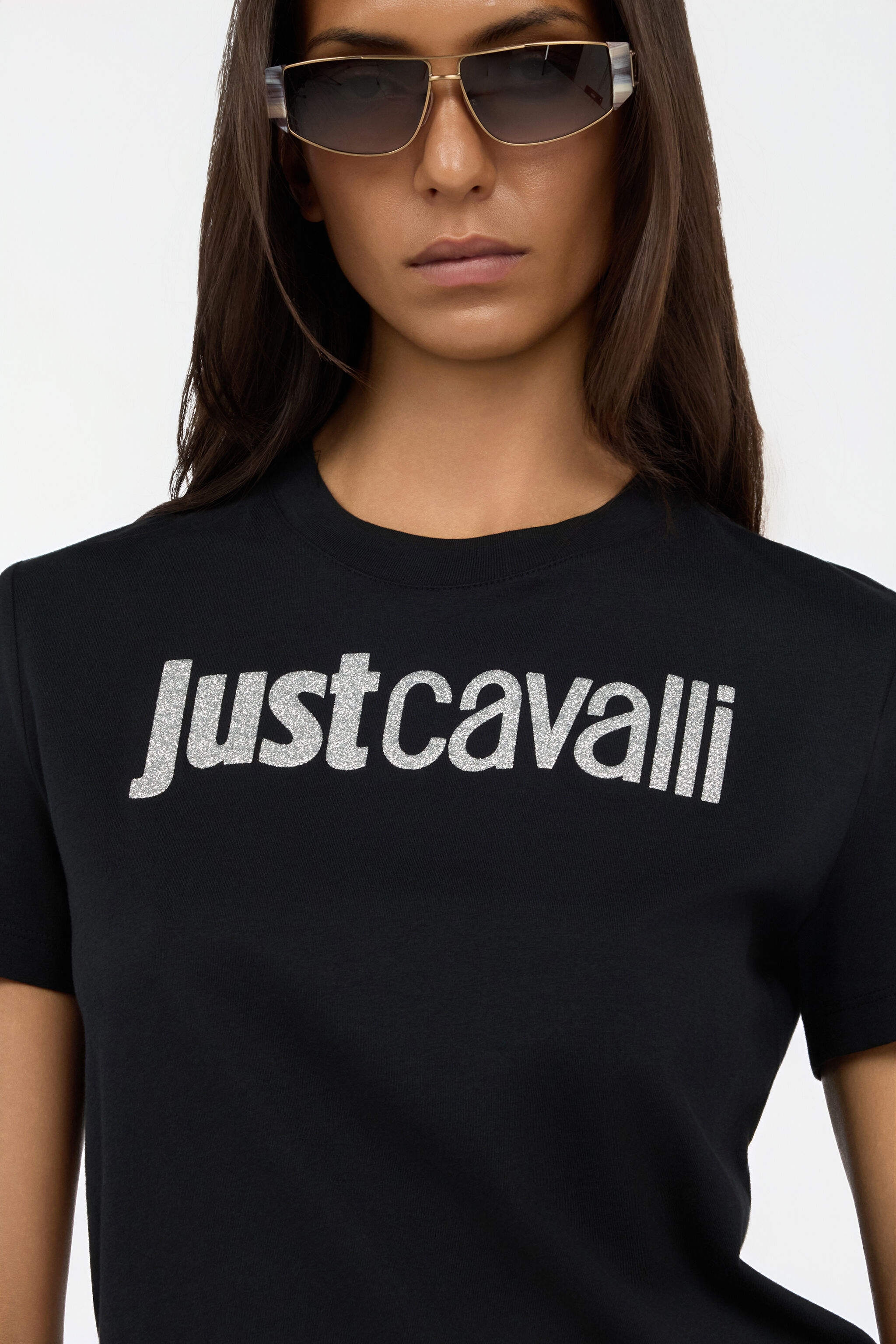 JC T-Shirt Noir JC T-Shirt Noir 899 BLACK + 900 SILV VFT192-VF315