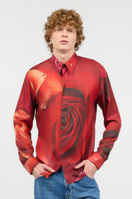 RC Shirt With Garden Rose Print Red URT702-4QN48