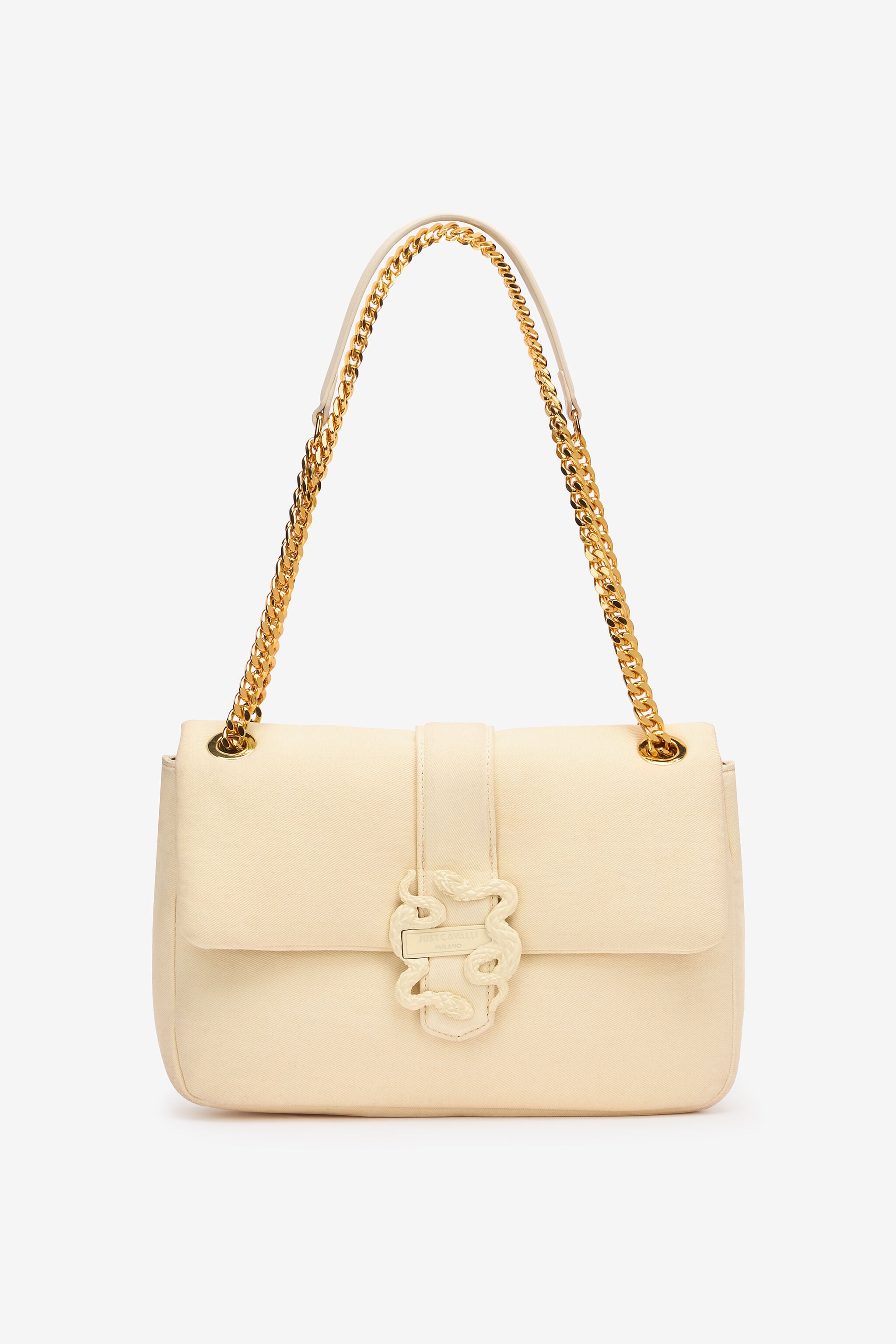 JC Shoulder Bag With Matching Mirror Snake JC Shoulder Bag With Matching Mirror Snake Ivory UFB053-UF422