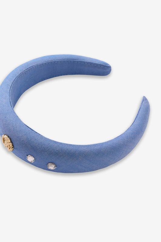 JU Dappled Headband With RC Monogram JU Dappled Headband With RC Monogram MEDIUM BLUE UJI00D-DL013