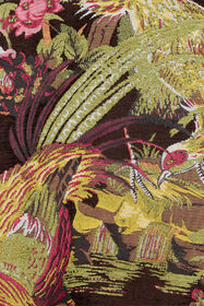 RC Bomber Jacket With Oriental Bird Print Brown VRT462-FY103