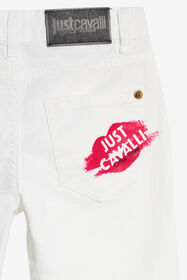 JC White Denim Trousers WHITE WFJ21F-DE025