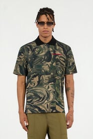 JC Tiger Camu Print Polo VERDE 185 VFT024-VF068