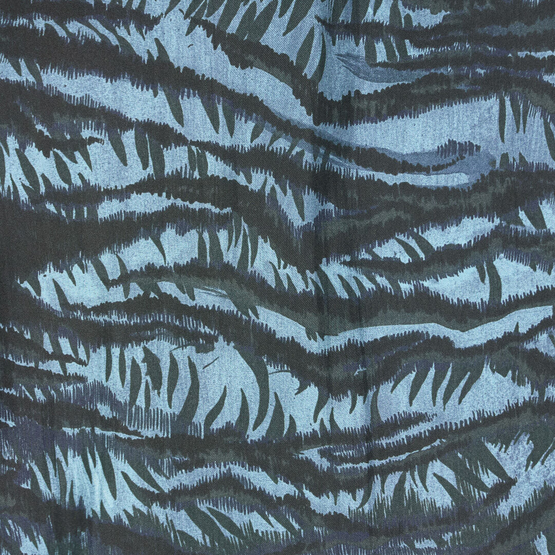 RC Tiger Skin print shirt BLUE OOT70A-2NO65