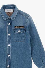 JU Camicia Jeans per Ragazzo Blu TJJ70B-DS015